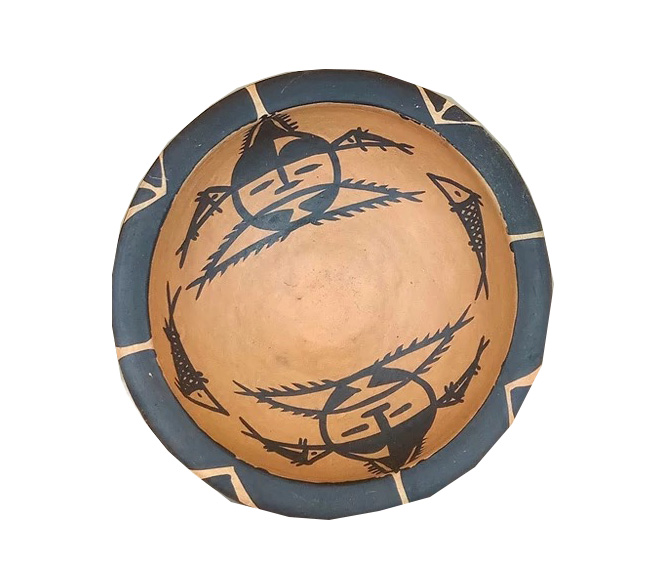 人面魚紋彩陶盆